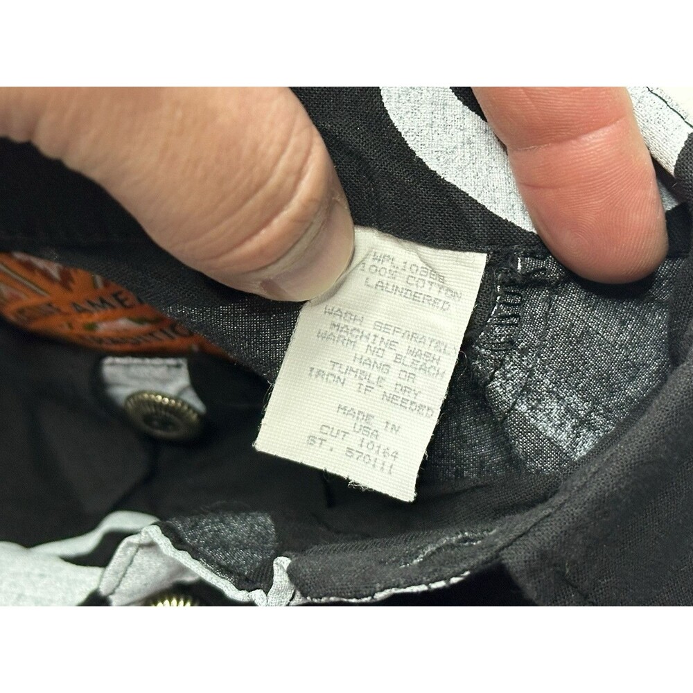 Men's Native American Tradition by Allen Wah Buffalo Head Button Up L/S Shirt M - Picture 6 of 11